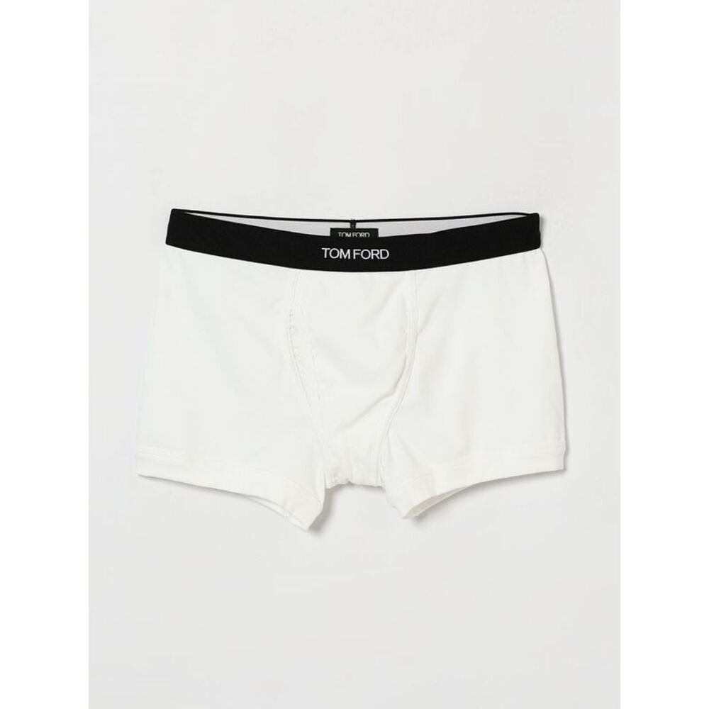 Tom Ford Men Tom Ford Stretch-Cotton Boxer Briefs With Logo Waistband